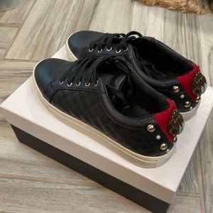 Kurt Geiger black leather sneakers size 9